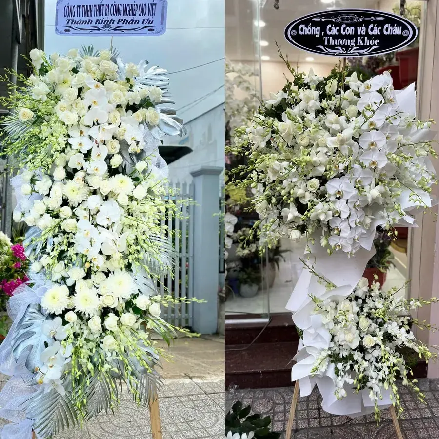 Đặt vòng hoa đám tang Nha Trang theo thông tin lễ
