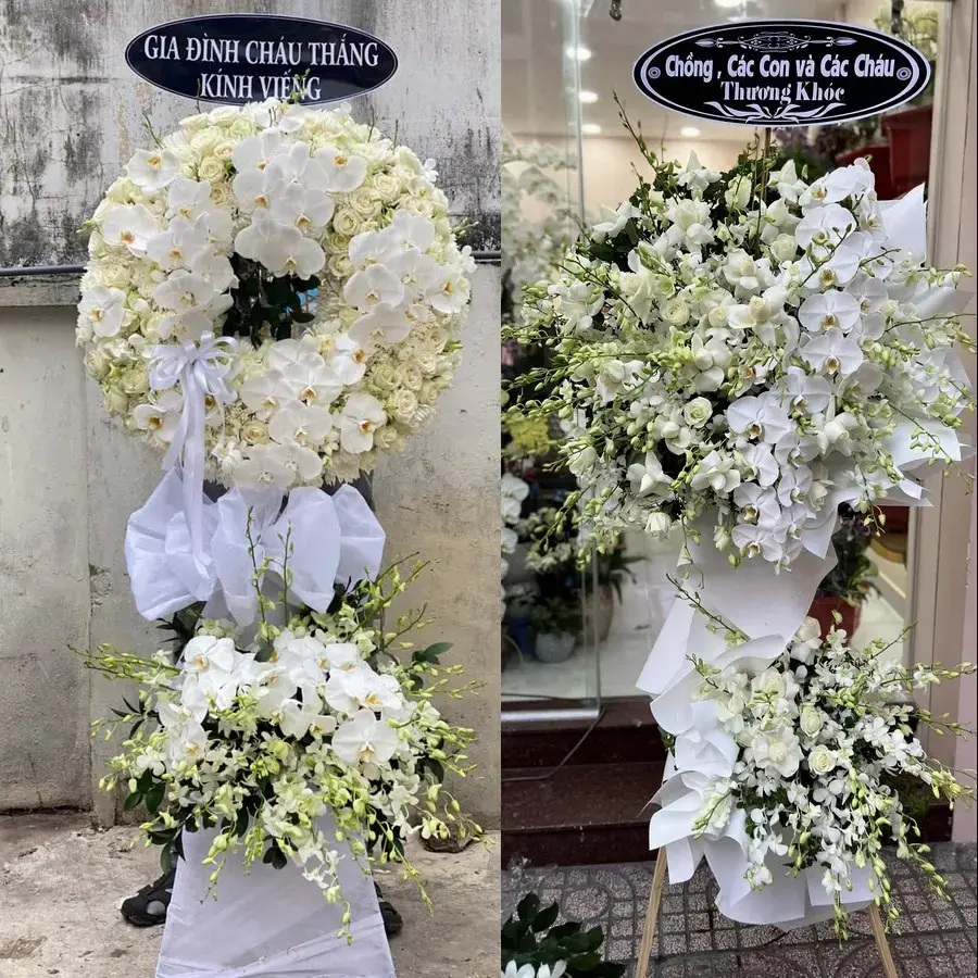 Hoa viếng giao theo địa chỉ tại Nhiêu Lộc