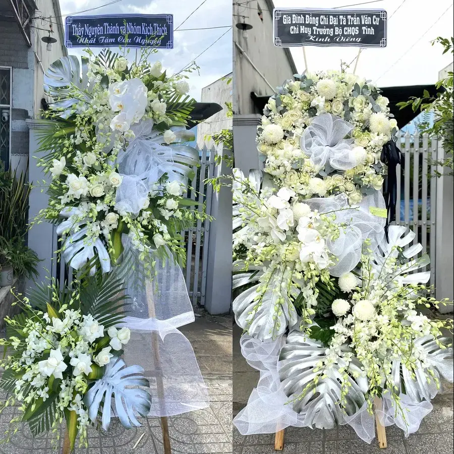 Đặt vòng hoa đám tang Ô Chợ Dừa theo thông tin lễ