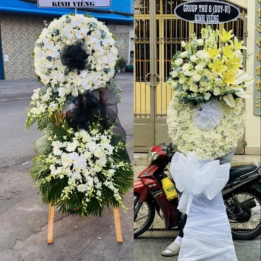 Hoa viếng giao theo địa chỉ tại Ô Môn