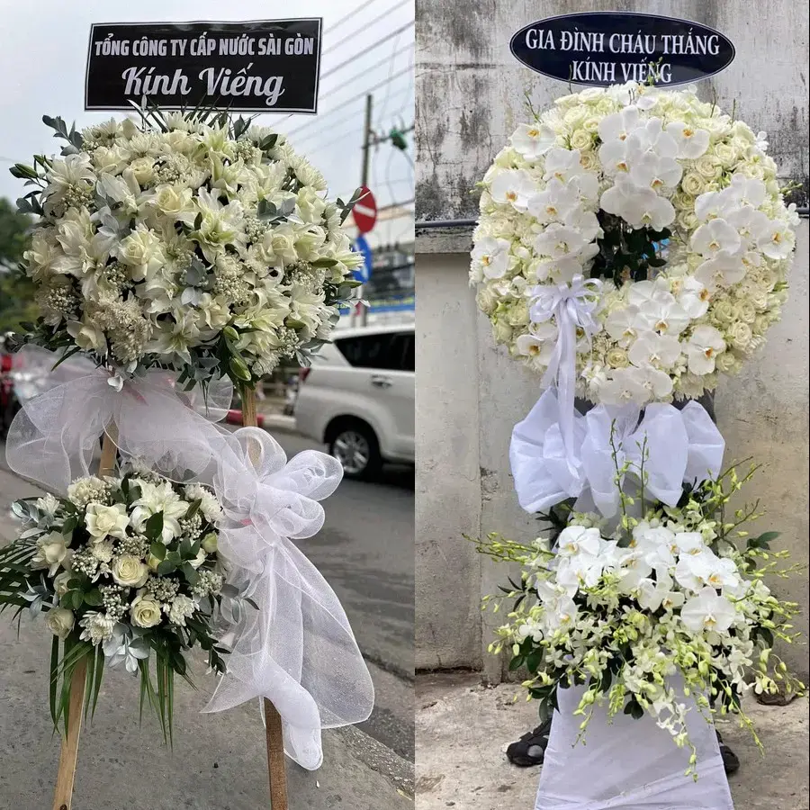 Hoa viếng giao theo địa chỉ tại Phù Đổng