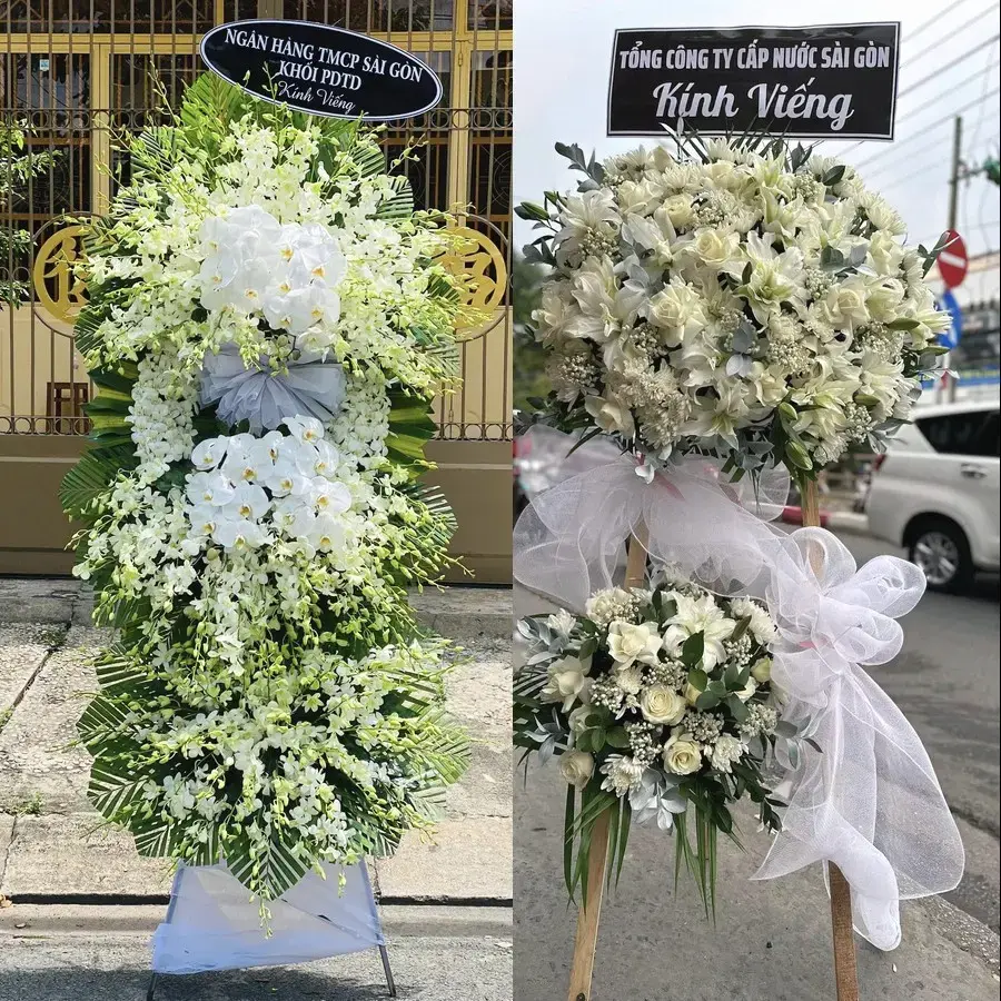 Đặt vòng hoa đám tang Phú Hòa Đông theo thông tin lễ