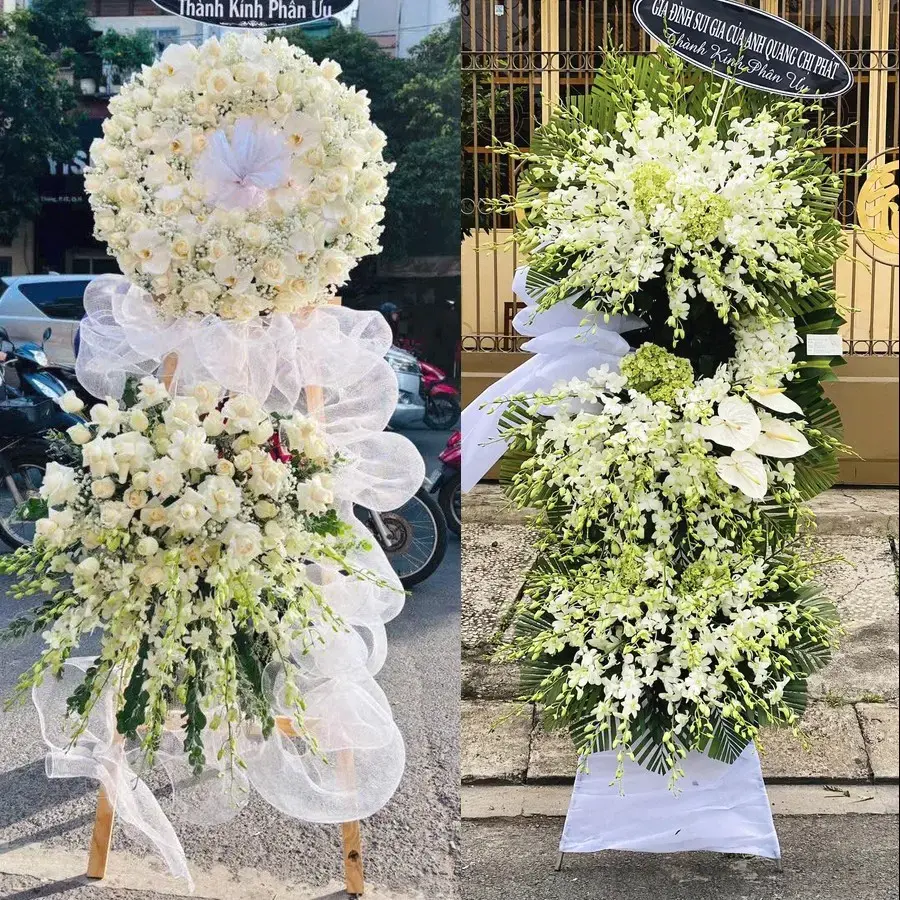 Hoa viếng giao theo địa chỉ tại Phú Lâm