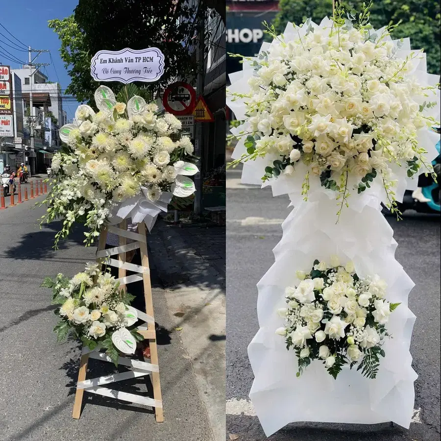 Hoa viếng giao theo địa chỉ tại Phú Lợi