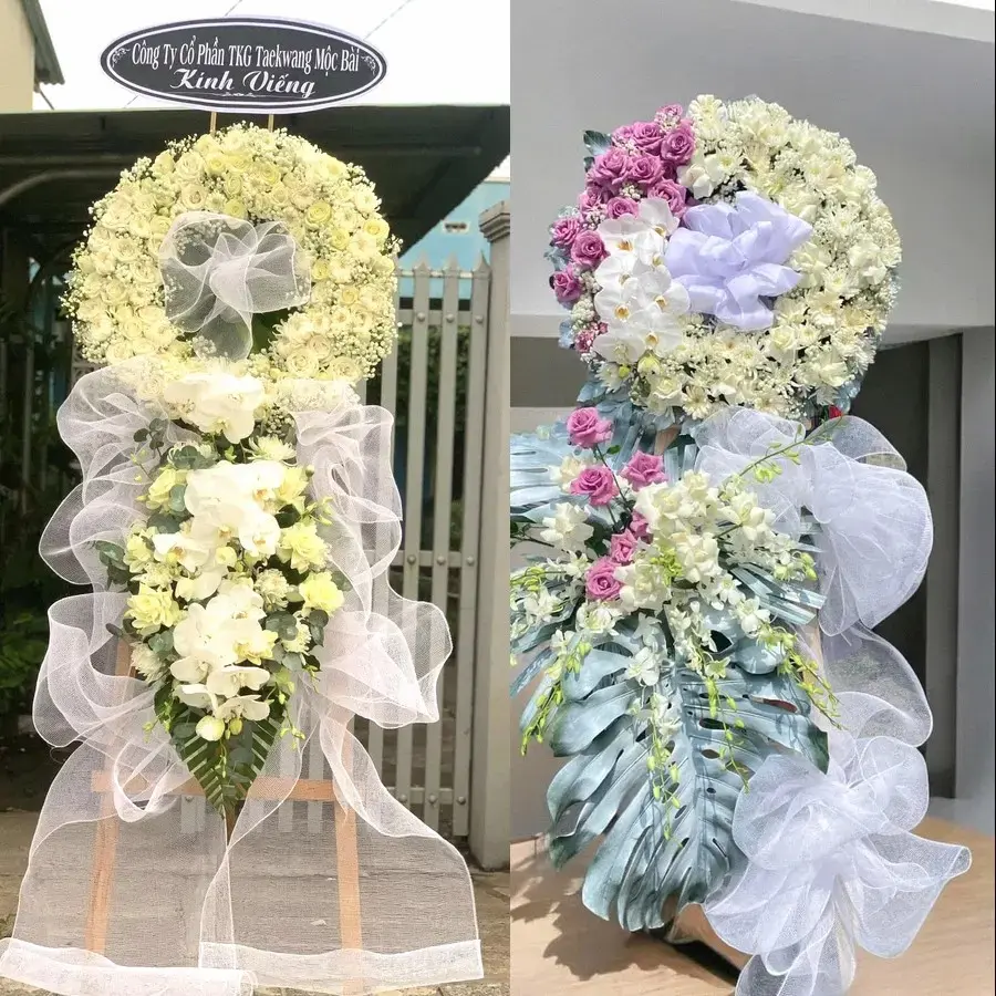 Hoa viếng giao theo địa chỉ tại Phú Lương