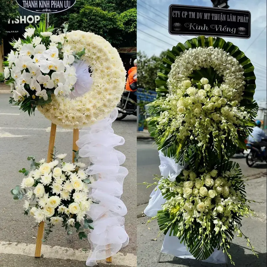 Kệ hoa chia buồn tại Phúc Lộc