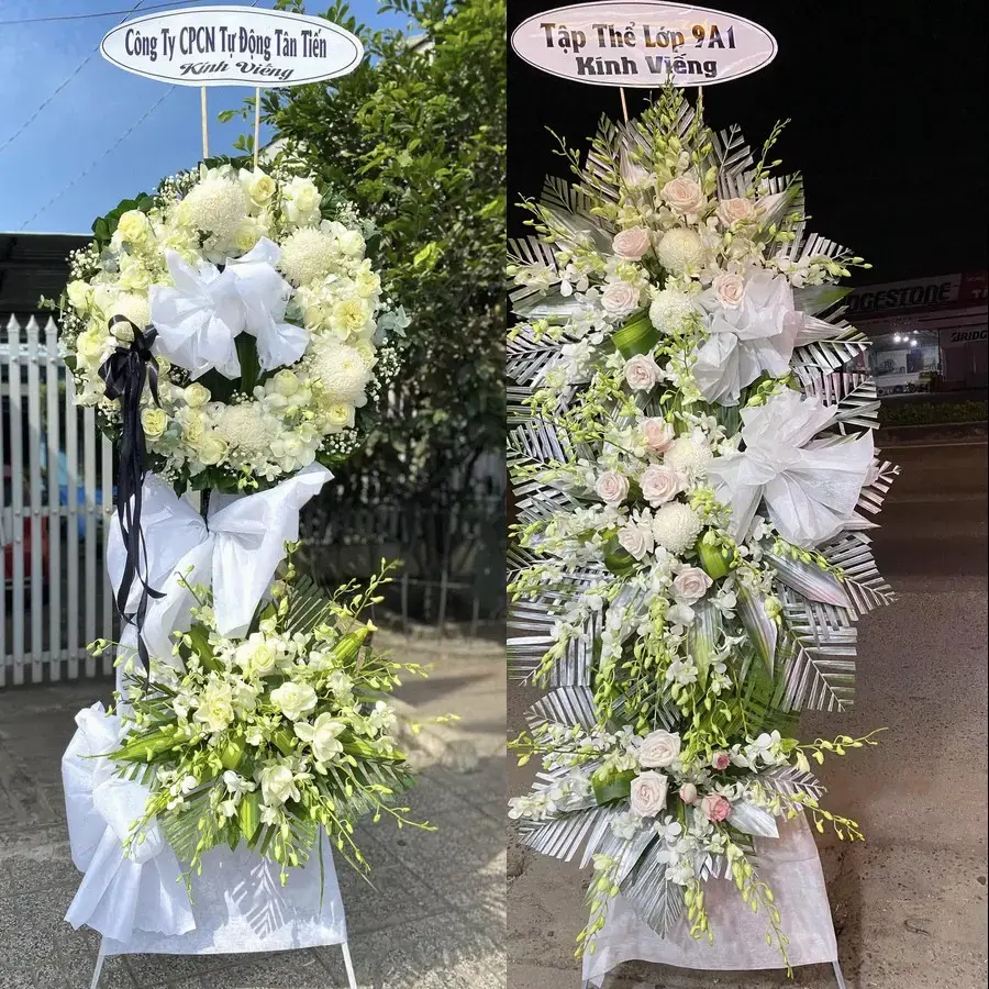 Kệ hoa chia buồn tại Phước Hải
