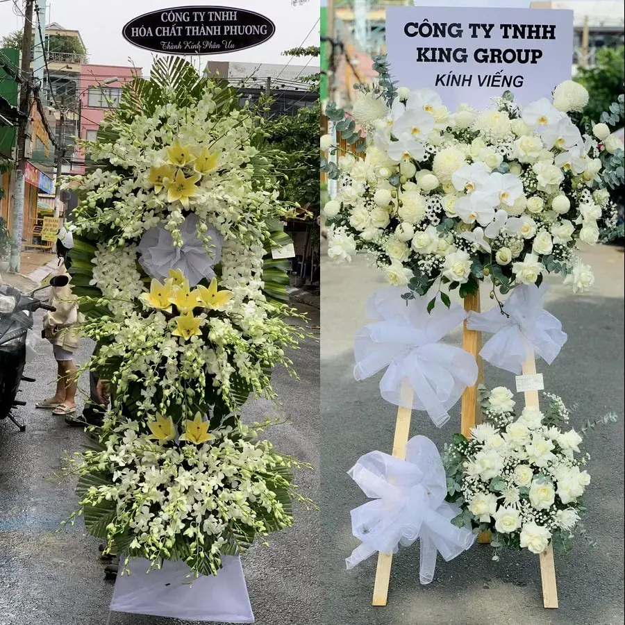 Hoa viếng giao theo địa chỉ tại Phước Hậu