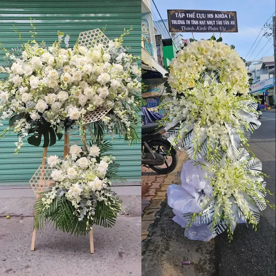 Hoa viếng giao theo địa chỉ tại Phước Long