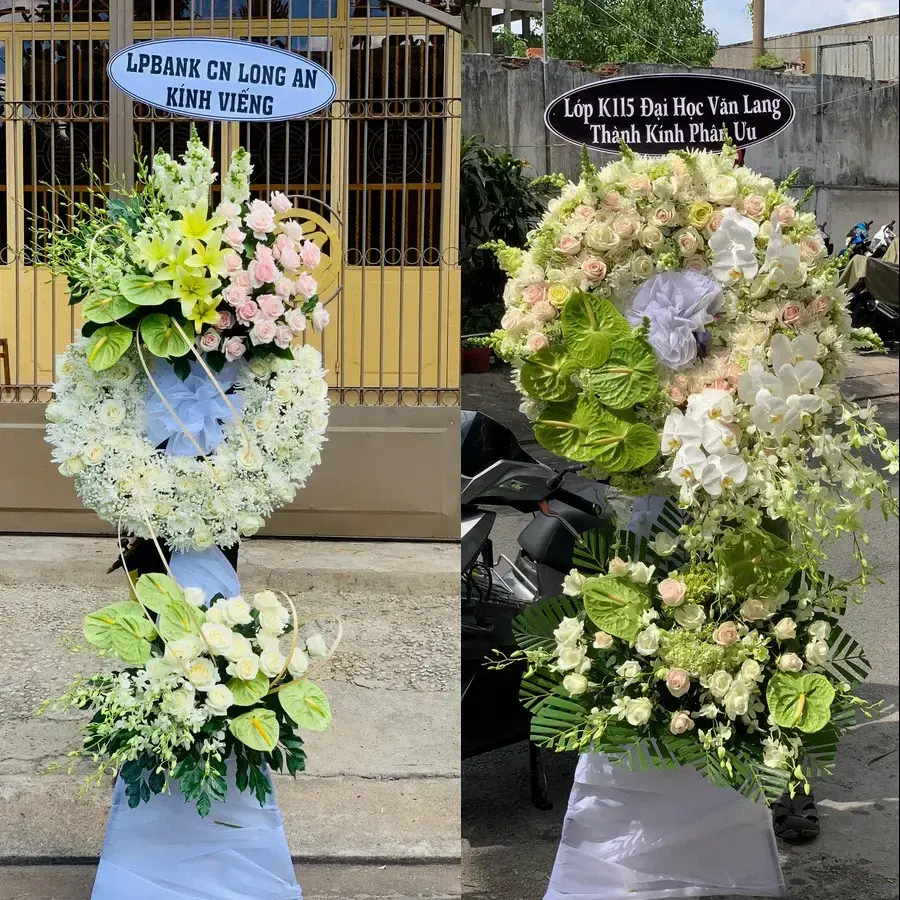 Đặt vòng hoa đám tang Quốc Oai theo thông tin lễ