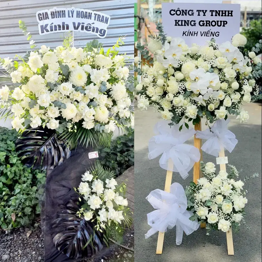 Tiệm Hoa Đám Tang Sài Gòn, TP.HCM: Chọn Mẫu Trang Nghiêm