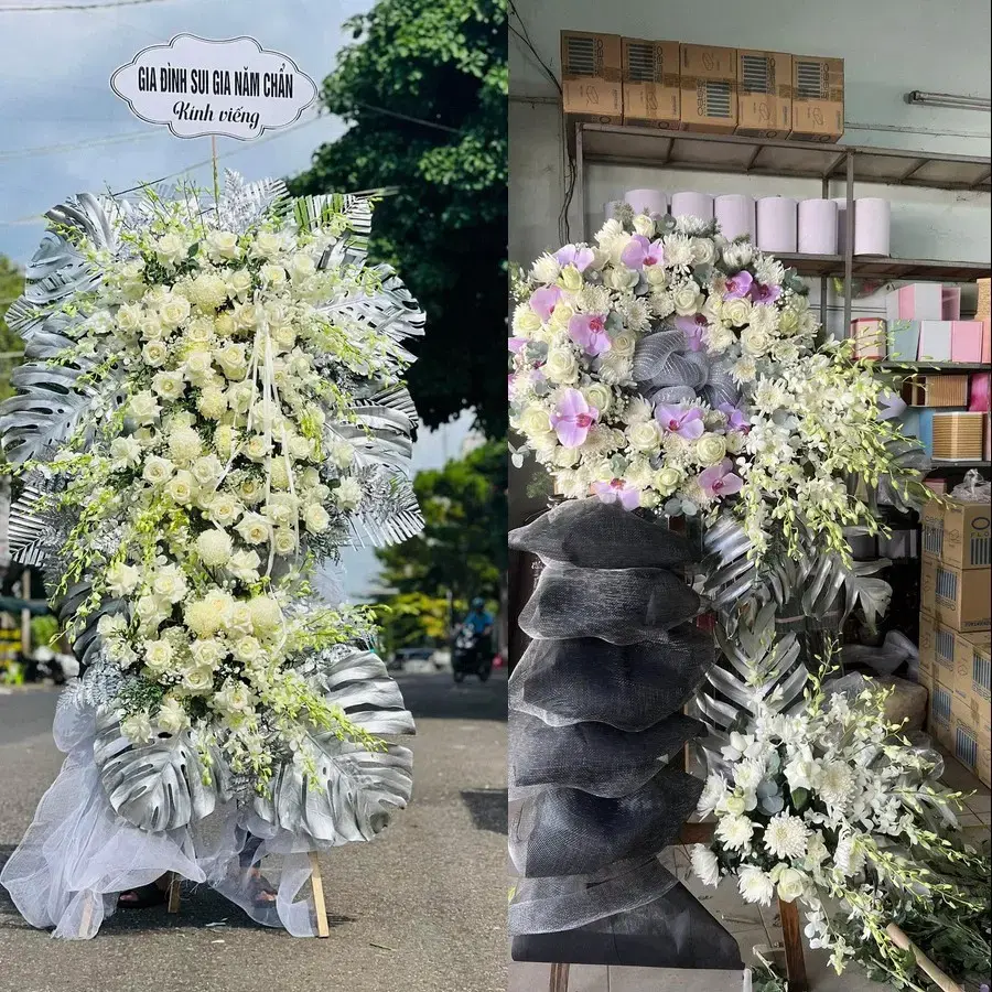 Đặt vòng hoa đám tang Sơn Đồng theo thông tin lễ