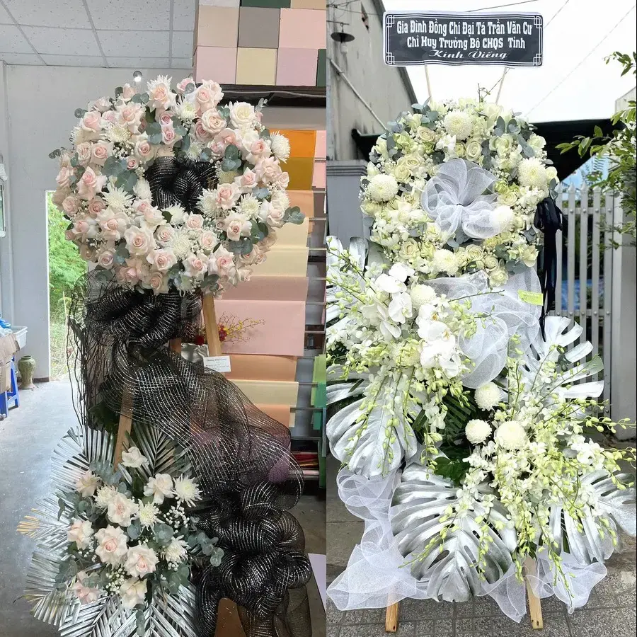 Đặt vòng hoa đám tang Sơn Tây theo thông tin lễ
