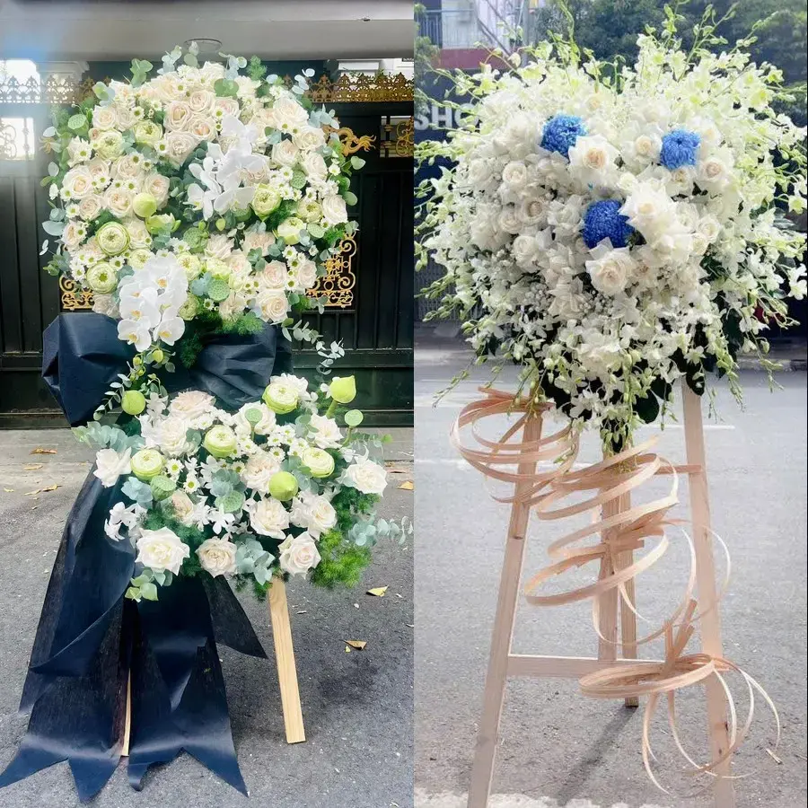 Hoa viếng giao theo địa chỉ tại Tân Nhựt