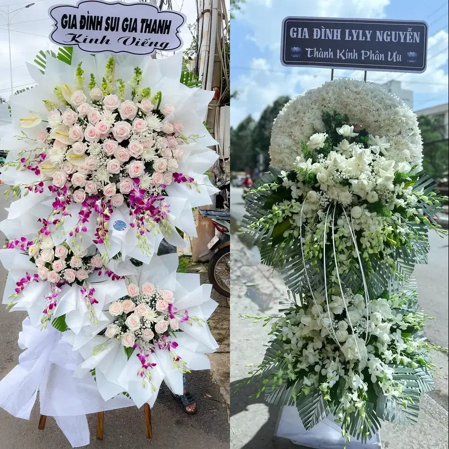 Hoa viếng giao theo địa chỉ tại Tân Phú