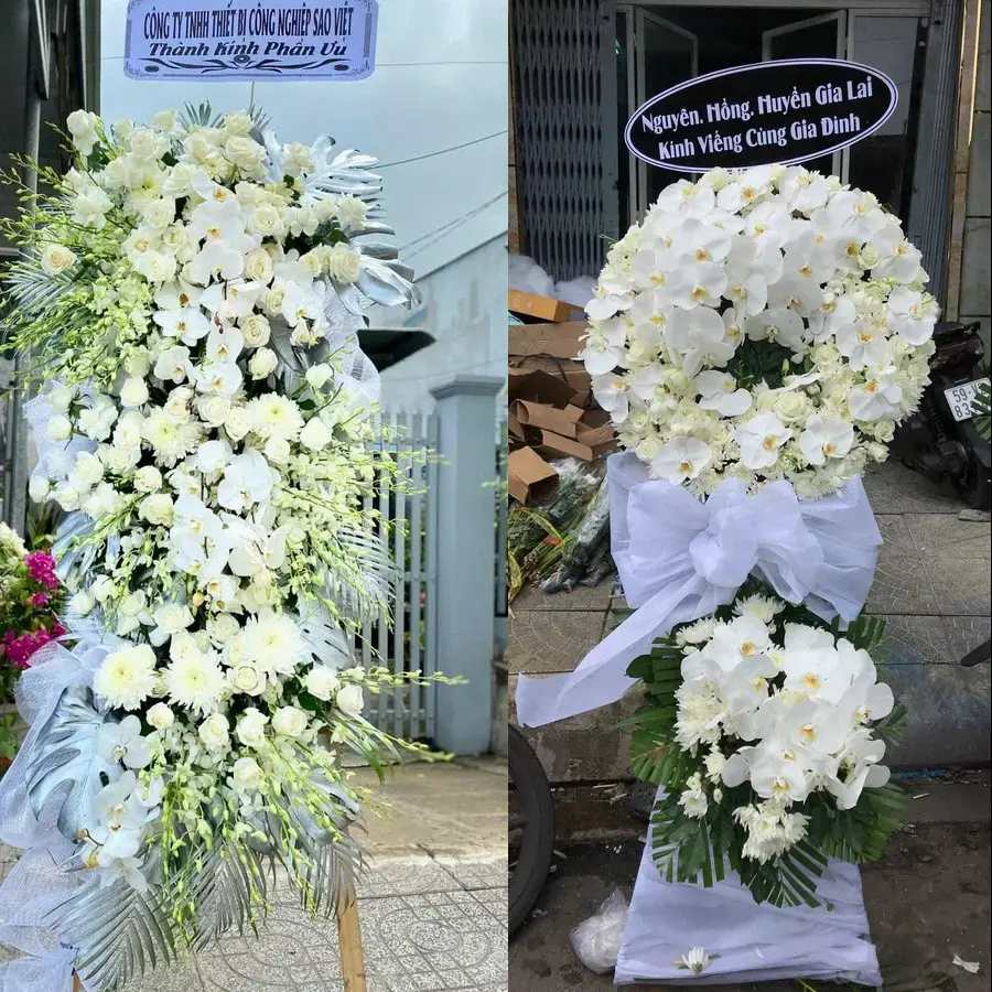 Hoa viếng giao theo địa chỉ tại Tân Sơn Nhất