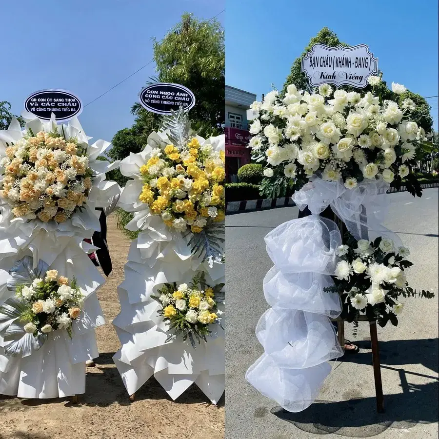 Kệ hoa chia buồn tại Tề Lỗ