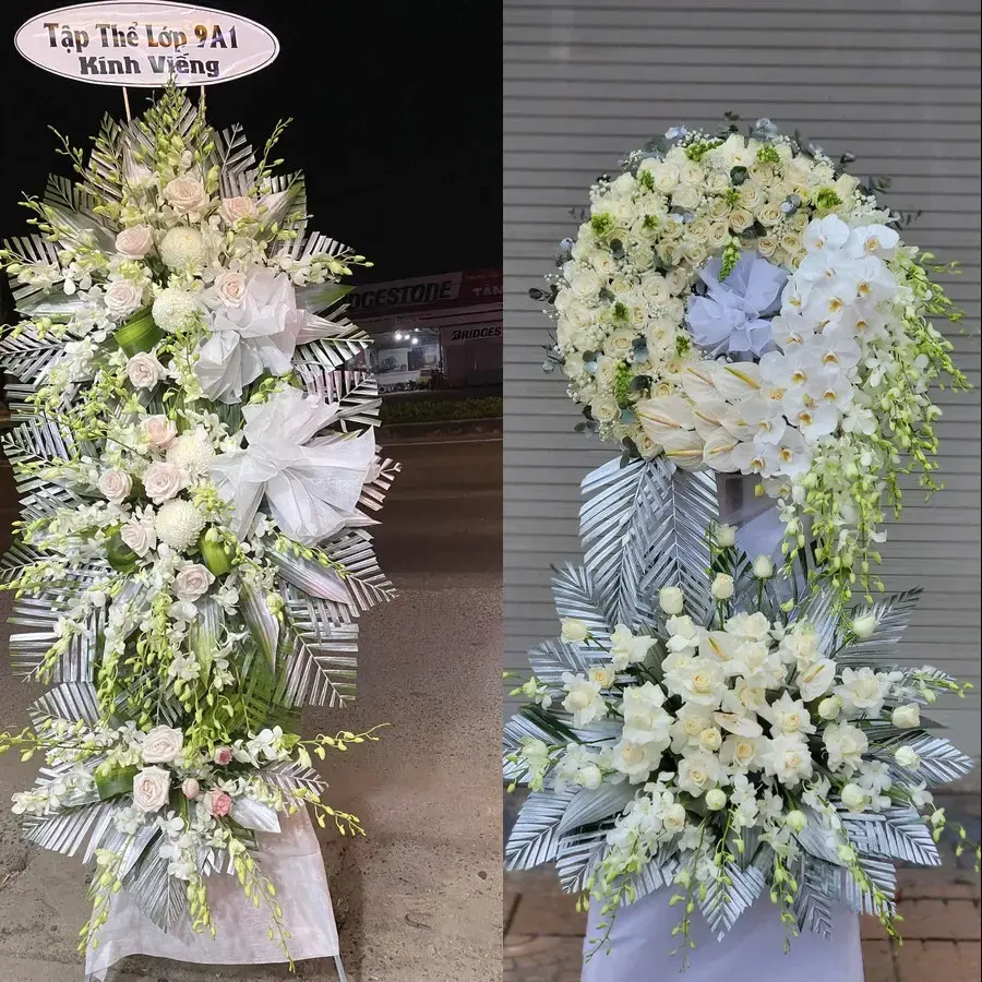 Đặt Kệ Hoa Viếng Thái Thụy, Hưng Yên: Chọn Mẫu Trang Nghiêm