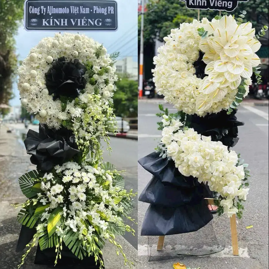 Kệ hoa chia buồn tại Thanh Hà