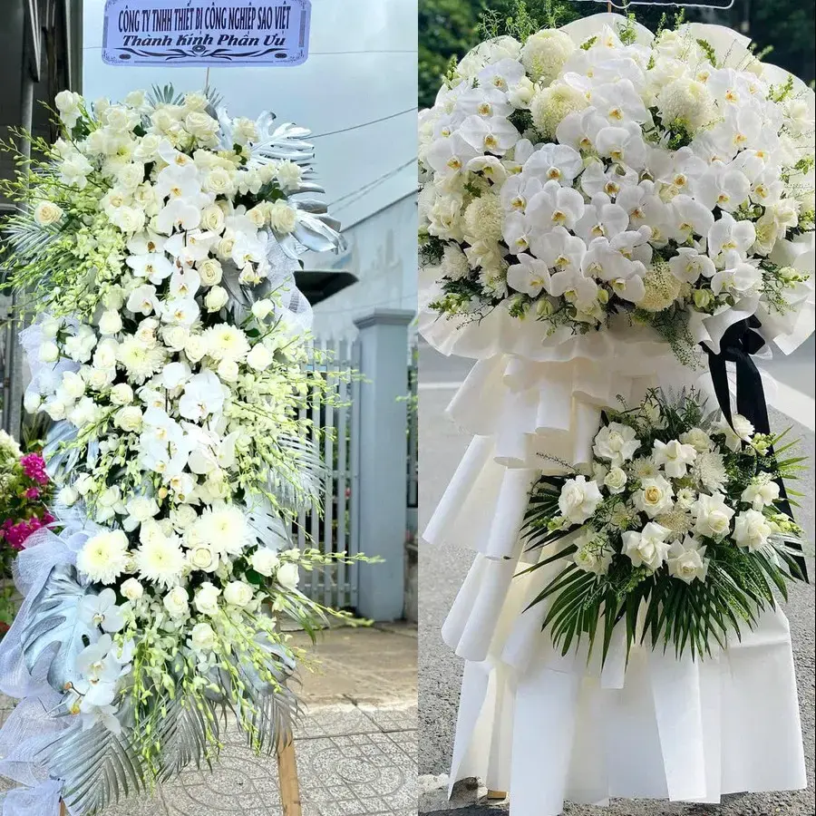 Hoa viếng giao theo địa chỉ tại Thành Sen