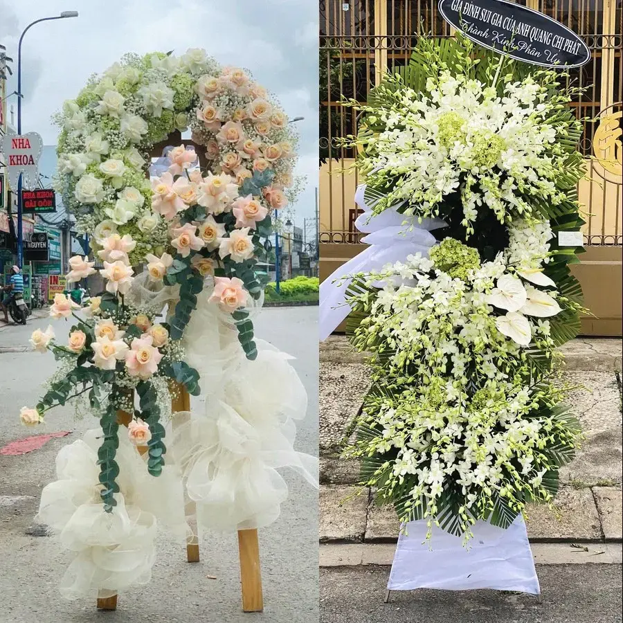 Hoa viếng giao theo địa chỉ tại Thiên Lộc
