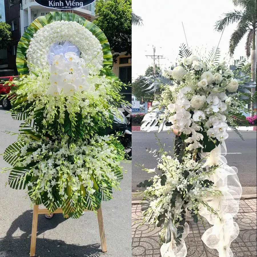 Hoa viếng giao theo địa chỉ tại Thuận An