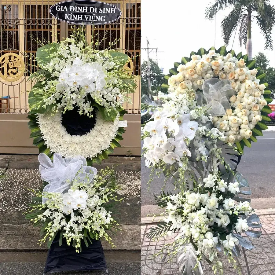 Kệ hoa chia buồn tại Thuần Trung