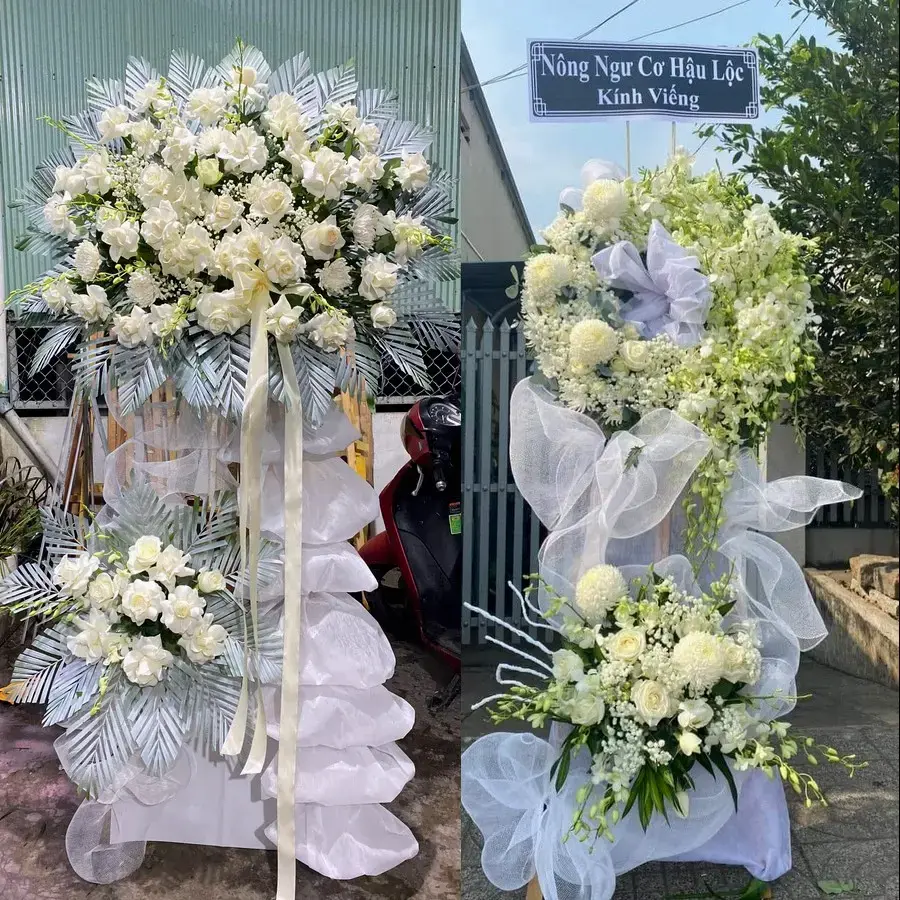 Kệ hoa chia buồn tại Thục Phán