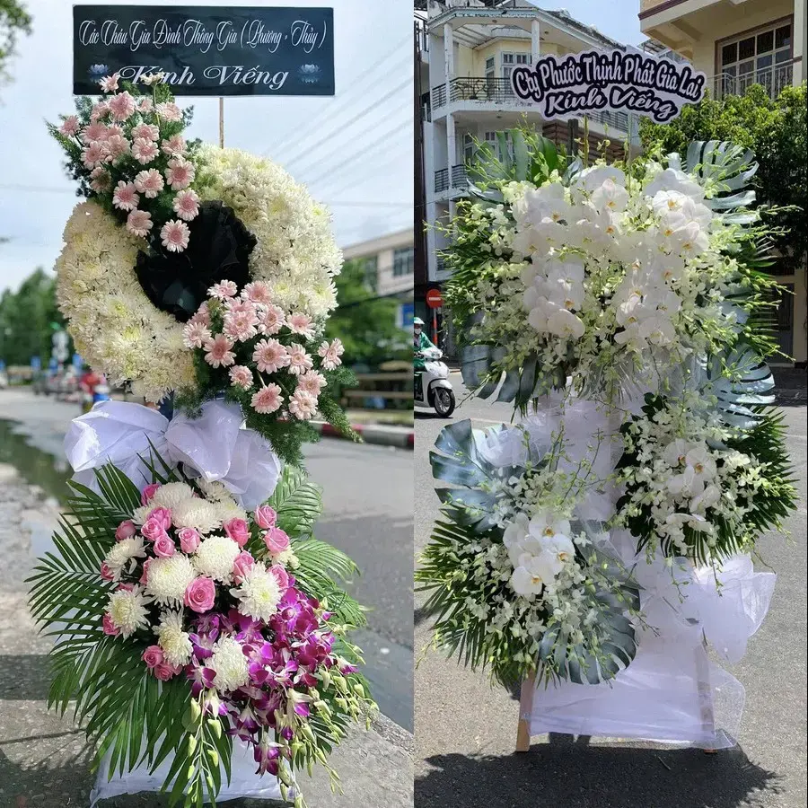 Hoa Tang Lễ Thủy Xuân, Huế: Đặt Mẫu Theo Hoàn Cảnh