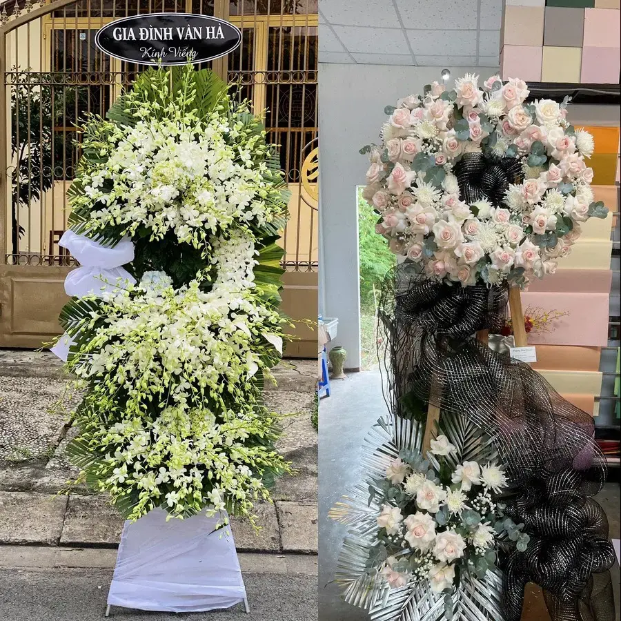 Đặt vòng hoa đám tang Tích Lương theo thông tin lễ