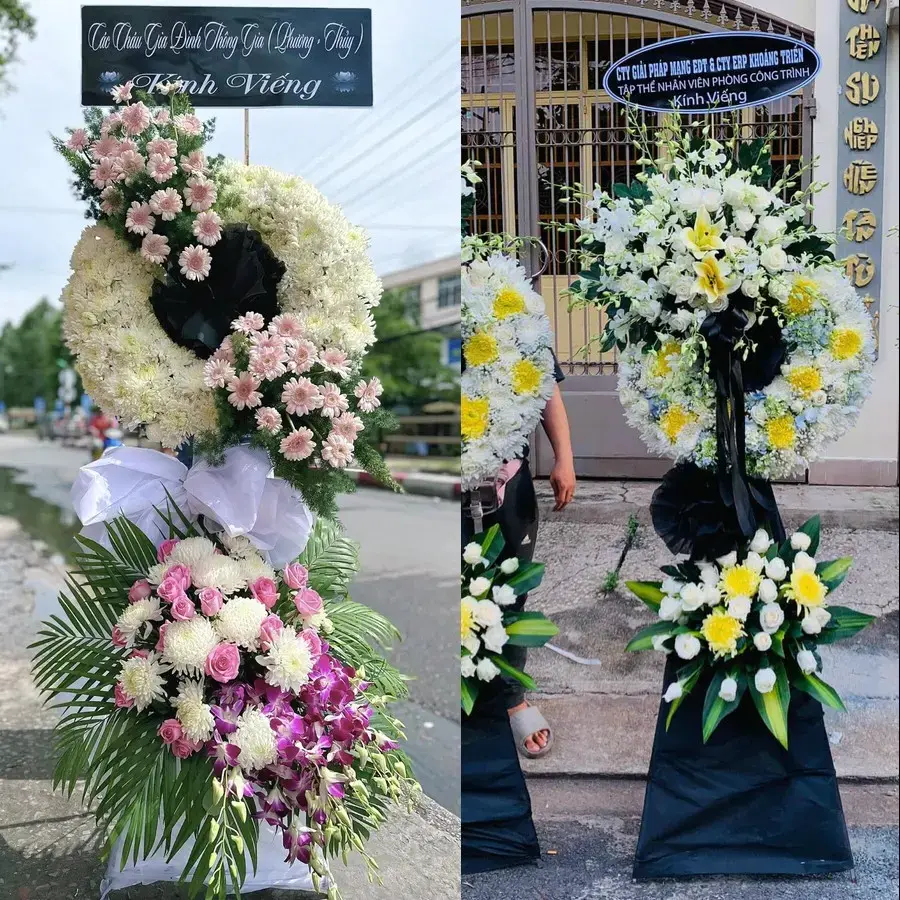 Hoa viếng giao theo địa chỉ tại Tích Lương