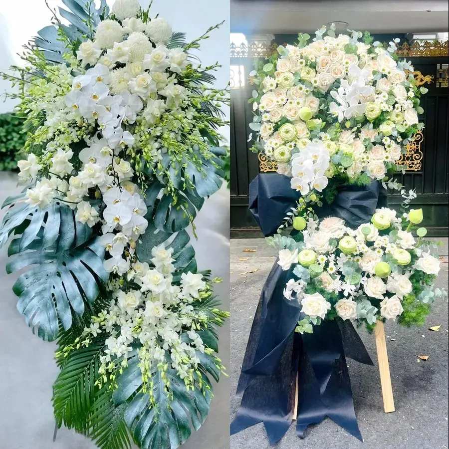 Kệ hoa chia buồn tại Tô Hiệu