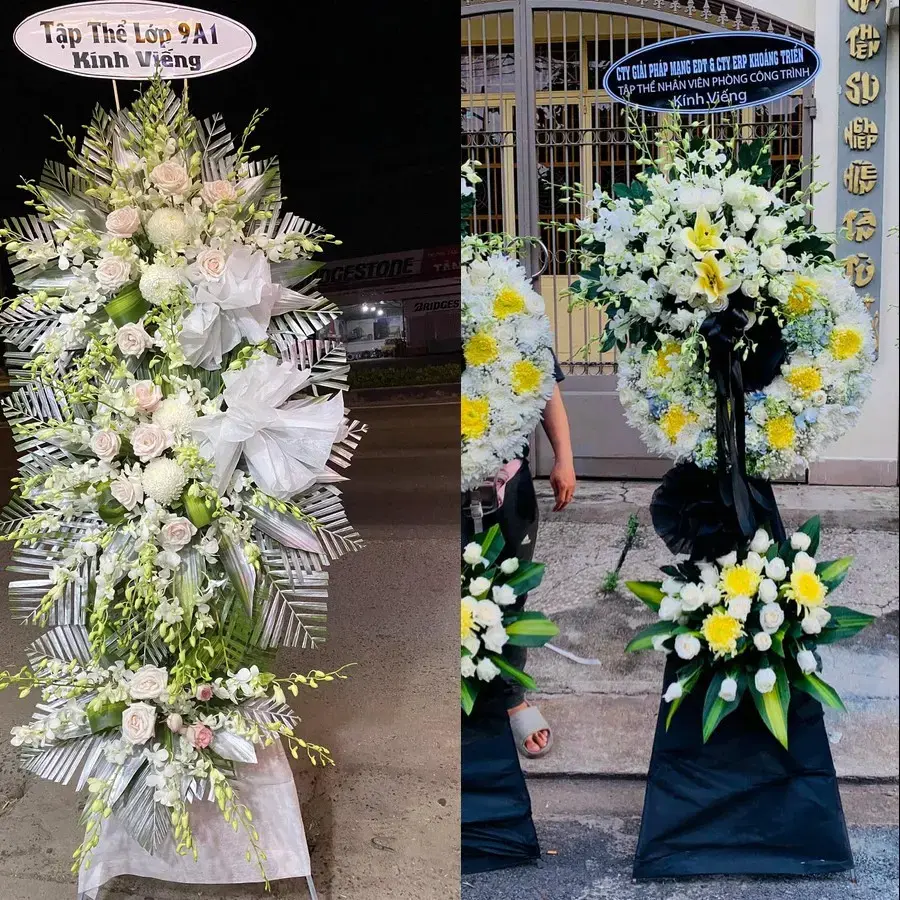 Đặt vòng hoa đám tang Trần Lãm theo thông tin lễ