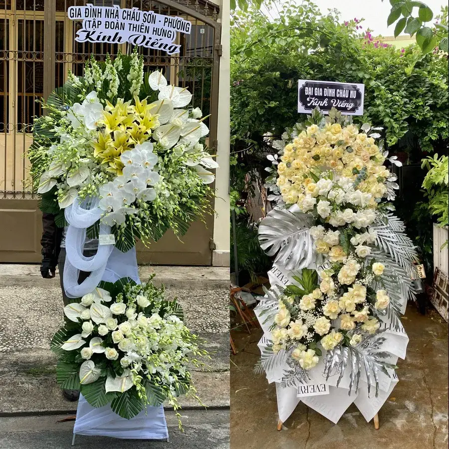Vòng Hoa Đám Tang Trần Liễu, Hải Phòng: Giao Tận Nơi