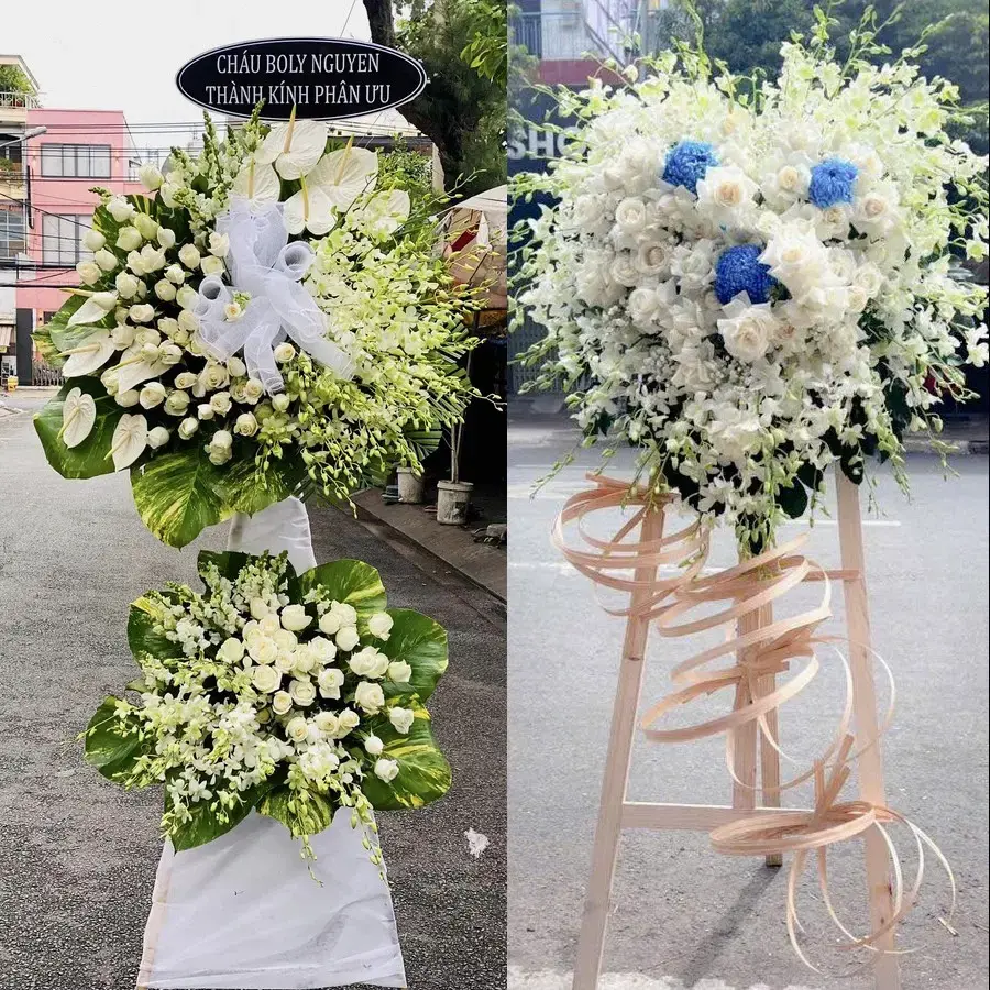 Hoa viếng giao theo địa chỉ tại Trường Thi