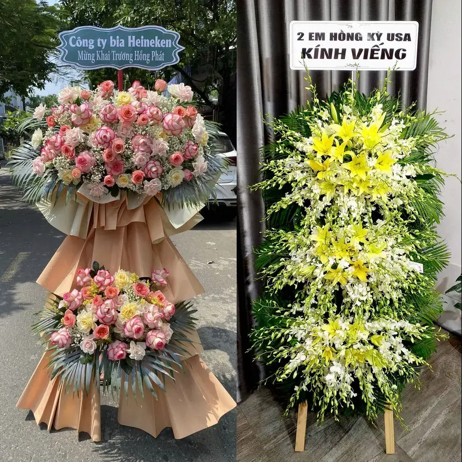 Hoa viếng giao theo địa chỉ tại Tương Mai