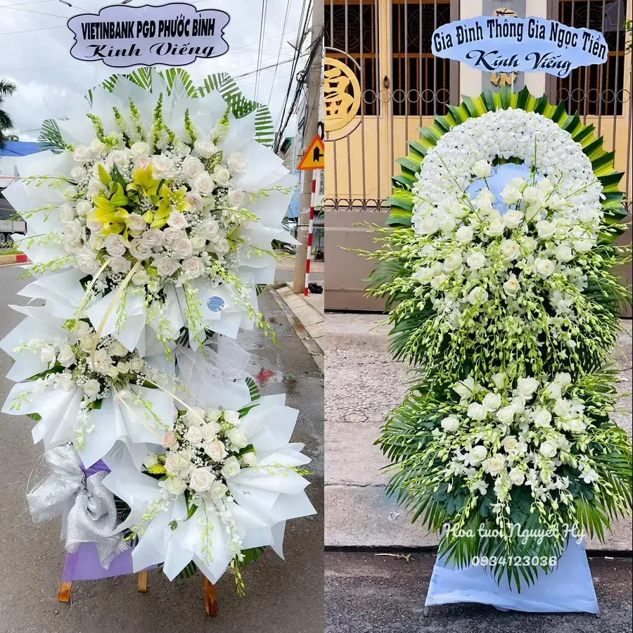 Đặt vòng hoa đám tang Tuy Hòa theo thông tin lễ