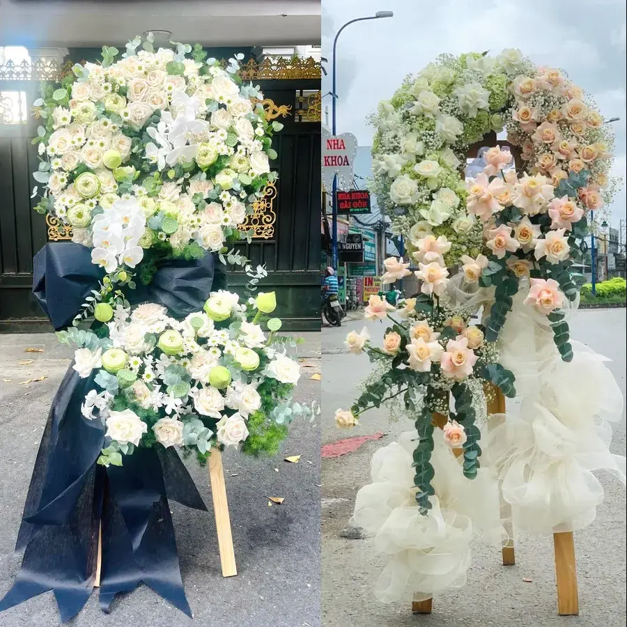 Đặt Kệ Hoa Viếng Vị Thanh 1, Cần Thơ: Chọn Mẫu Trang Nghiêm