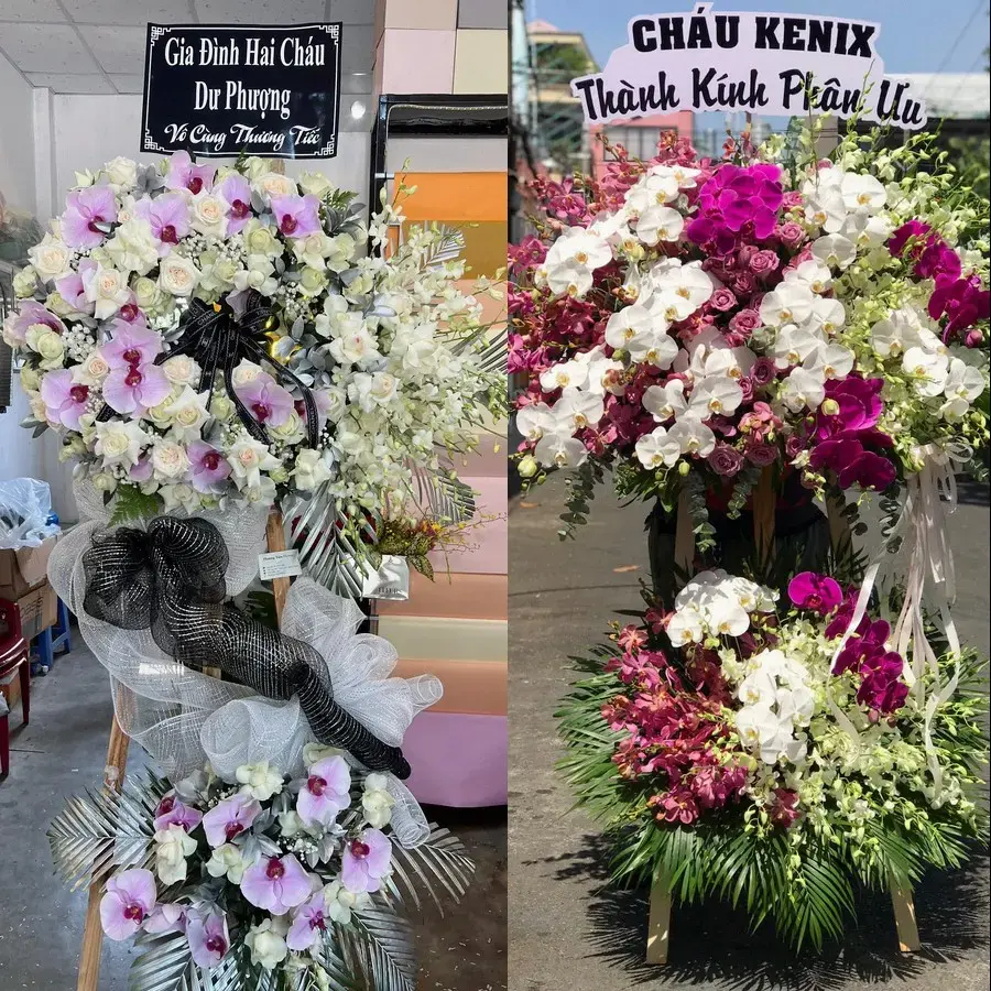 Đặt Kệ Hoa Viếng Vĩnh Hải, Hải Phòng: Chọn Mẫu Trang Nghiêm