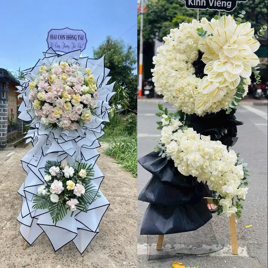 Kệ hoa chia buồn tại Vĩnh Hải