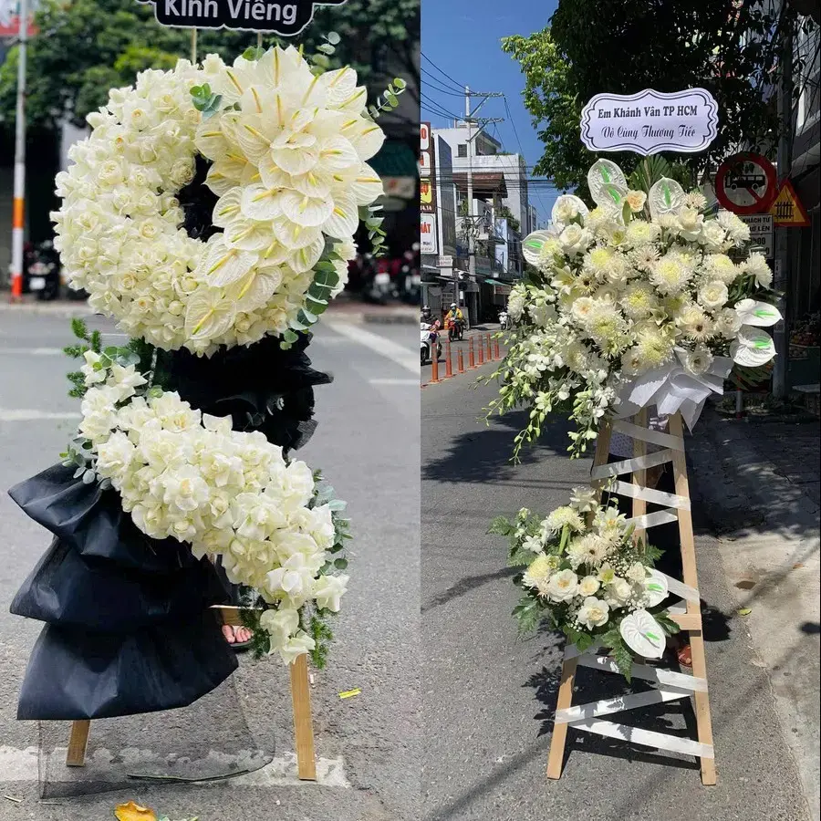 Đặt vòng hoa đám tang Vĩnh Tuy theo thông tin lễ