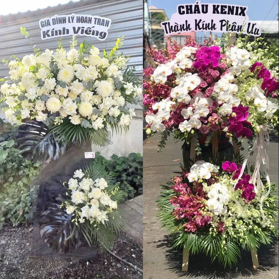 Đặt Kệ Hoa Viếng Vĩnh Xuân, Vĩnh Long: Chọn Mẫu Trang Nghiêm