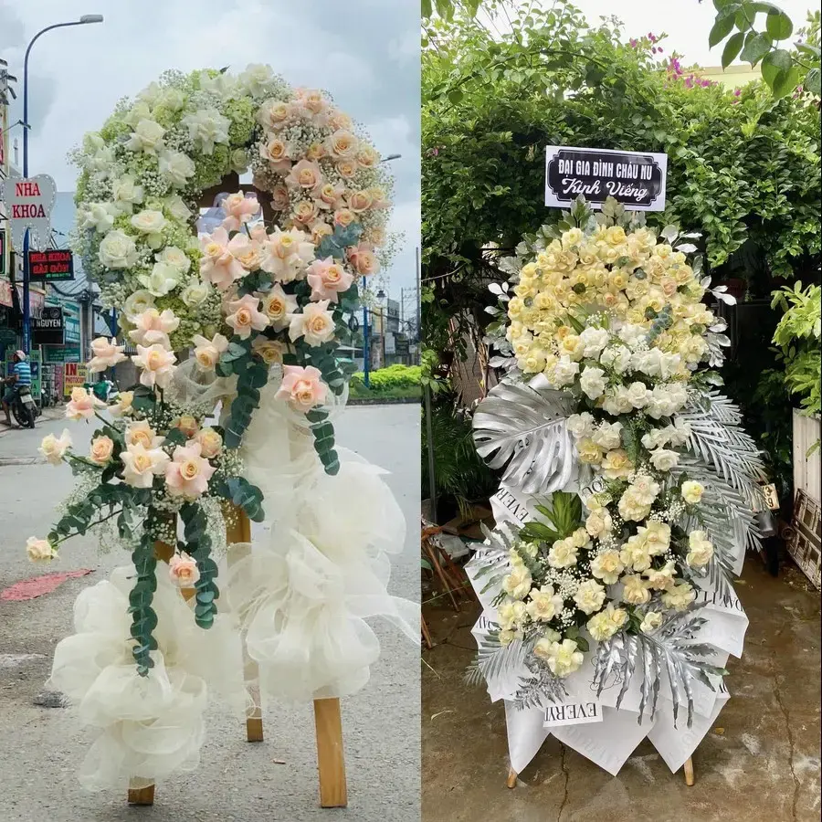 Kệ hoa chia buồn tại Xã Trung Giã