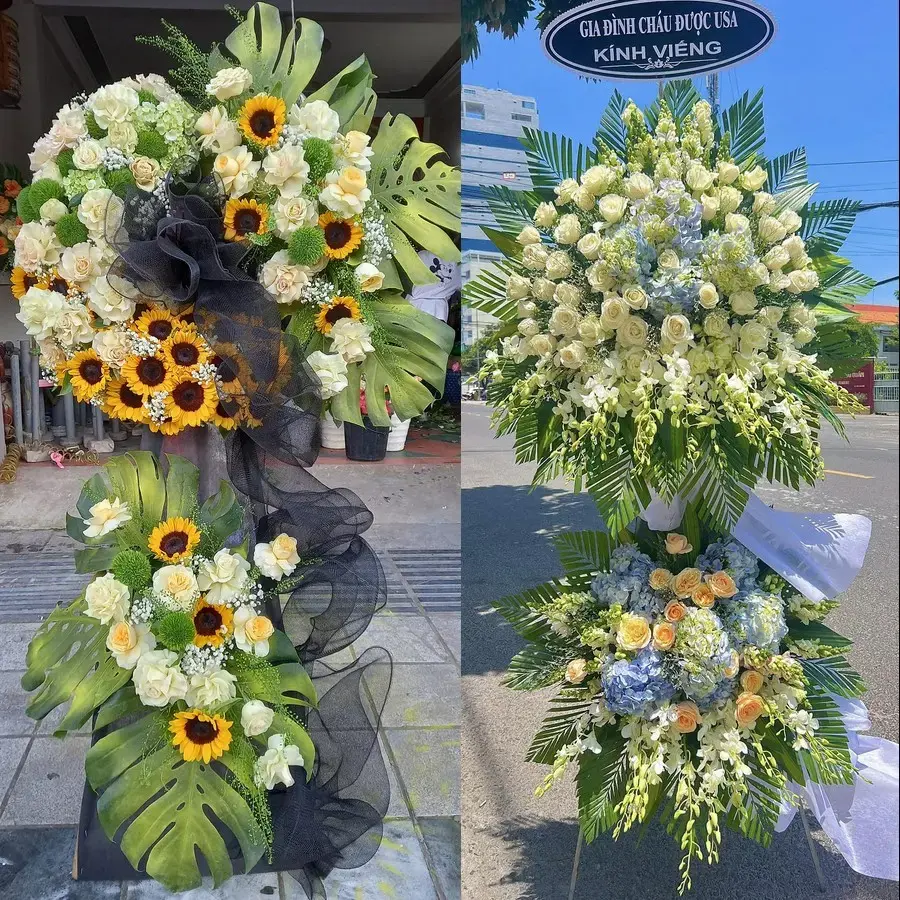 Đặt vòng hoa đám tang Yên Nghĩa theo thông tin lễ
