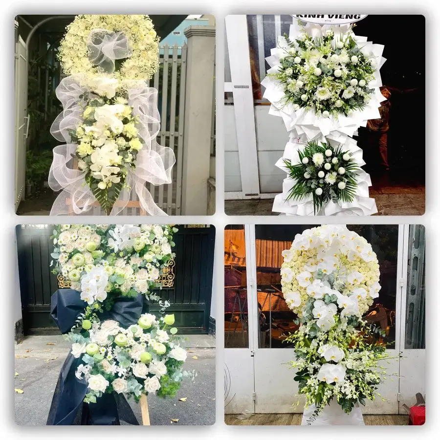 Bốn mẫu hoa đám tang An Bài