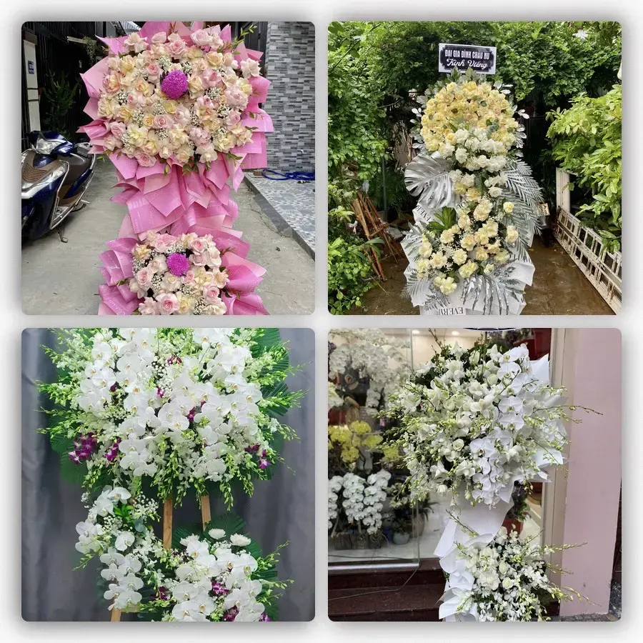 Bốn mẫu hoa đám tang An Khê
