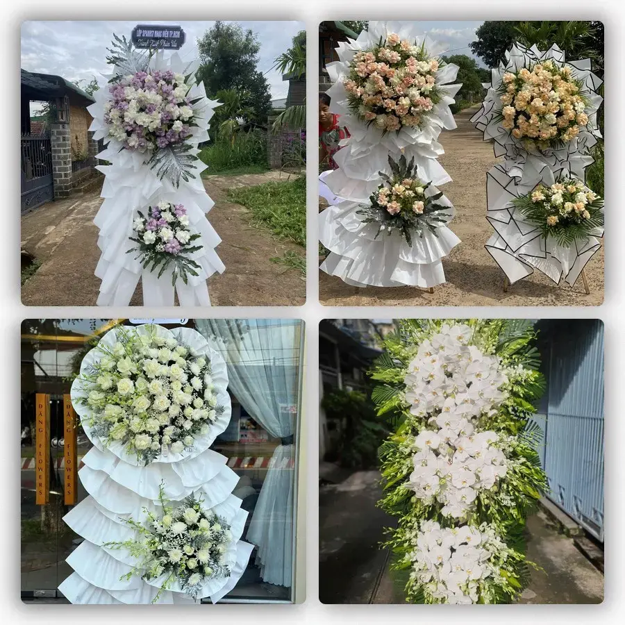 Bốn mẫu hoa đám tang An Lạc Thôn