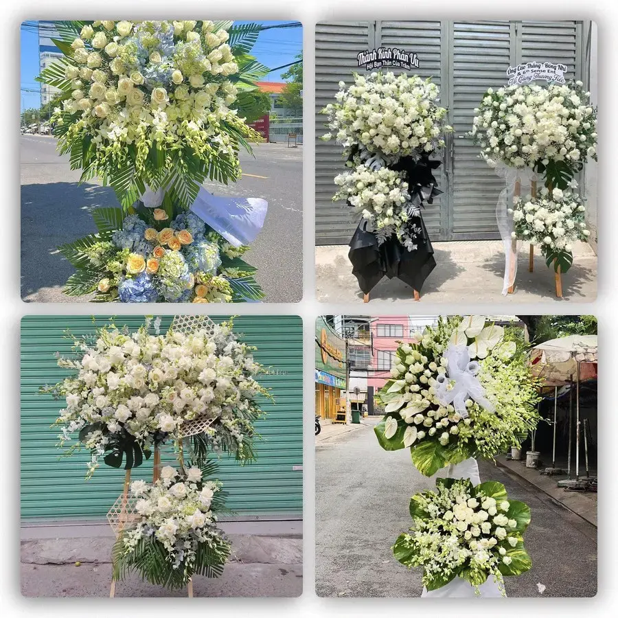 Bốn mẫu hoa đám tang Bằng Lũng