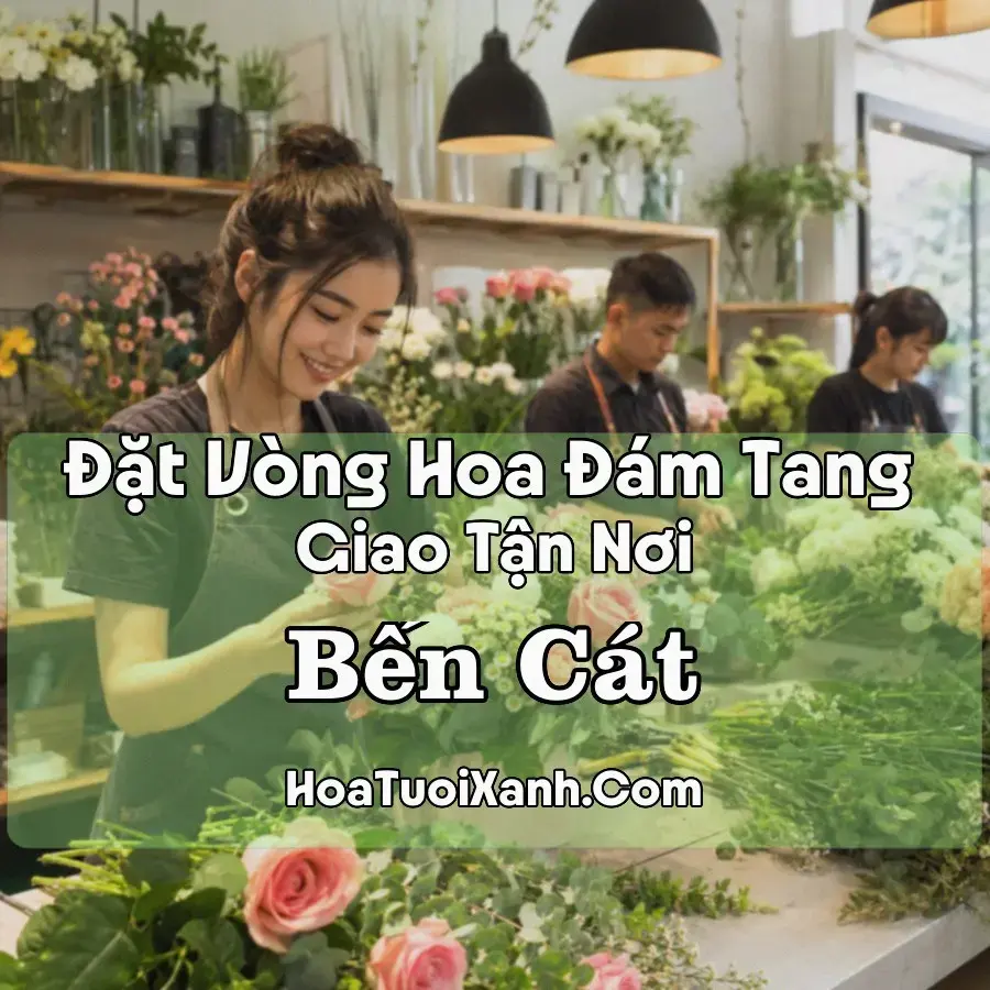 Hoa đám tang Bến Cát