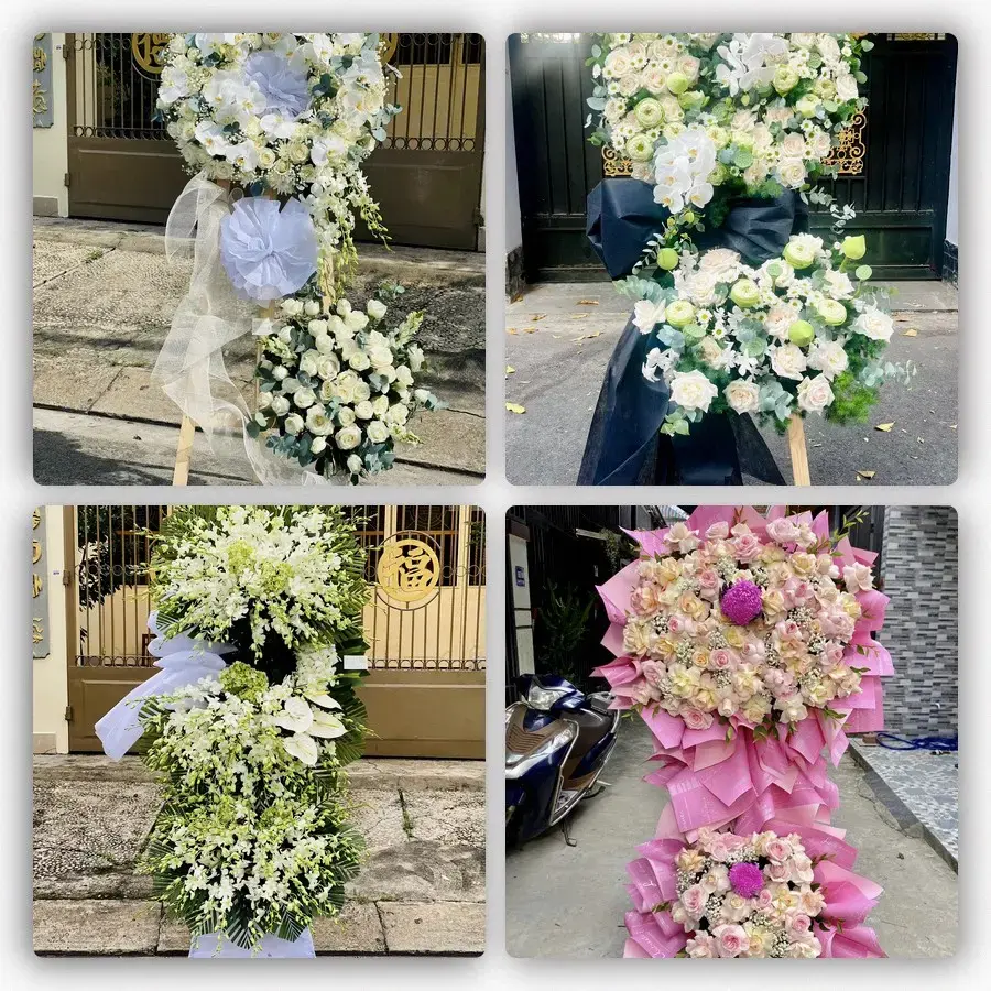 Bốn mẫu hoa đám tang Biên Hòa